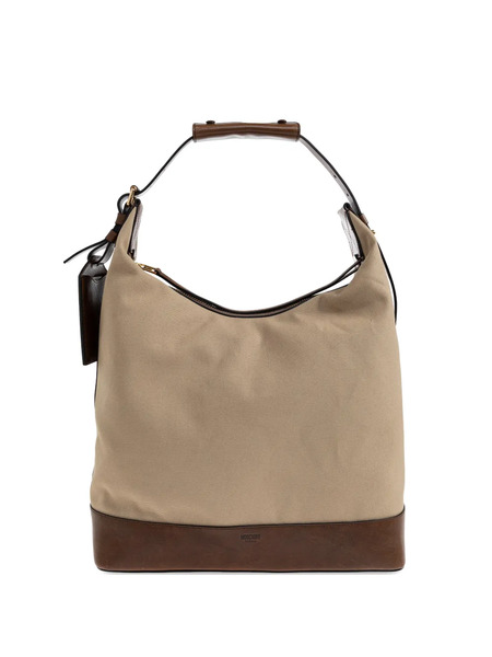  Moschino Handle Base Tote Bag - Neutrals 