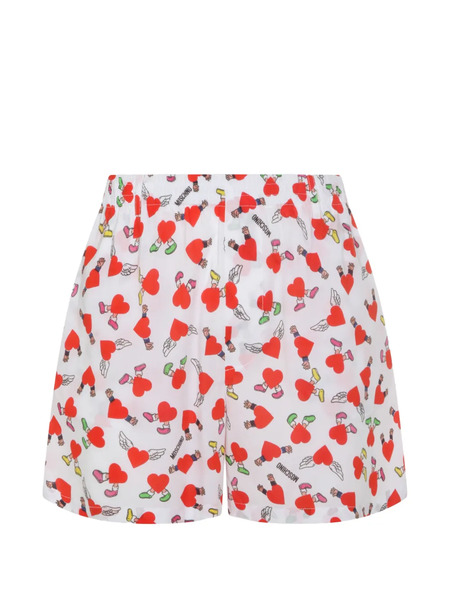  Moschino Heart-motif Boxers - White 