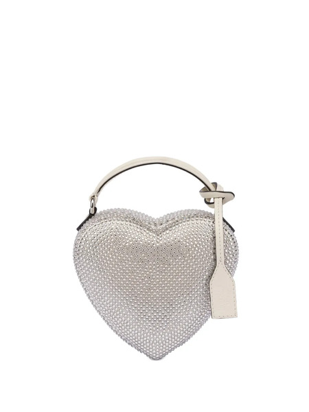  Moschino Heart-shaped Clutch Bag - Silver 