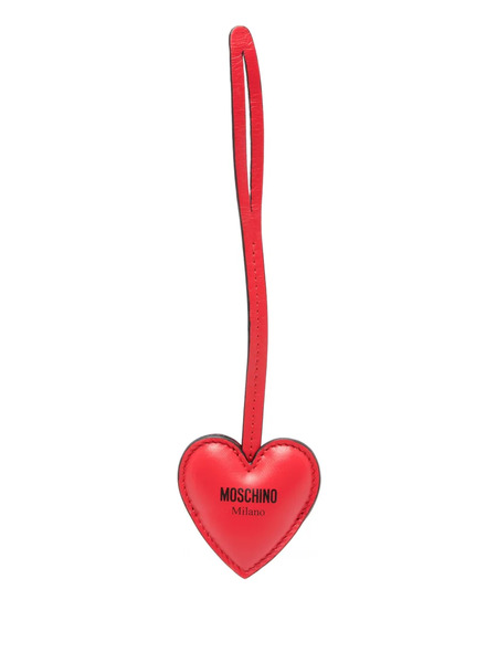  Moschino Heart-shaped Keyring - Red 