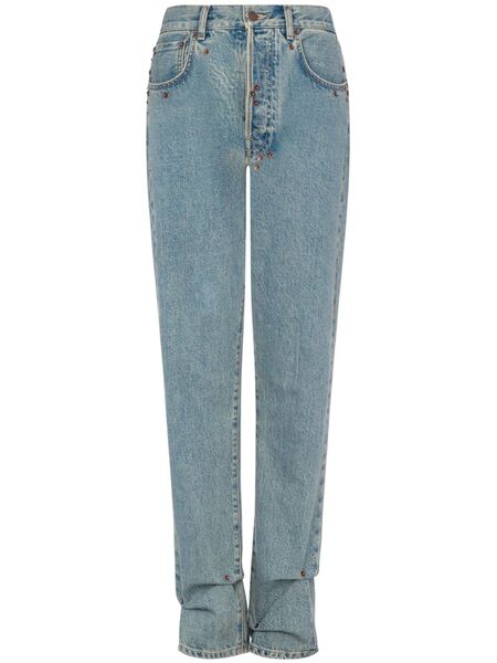  Moschino High-waisted Straight-leg Jeans - Blue 