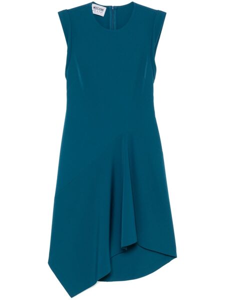  Moschino Jeans Asymmetric Midi Dress - Blue 
