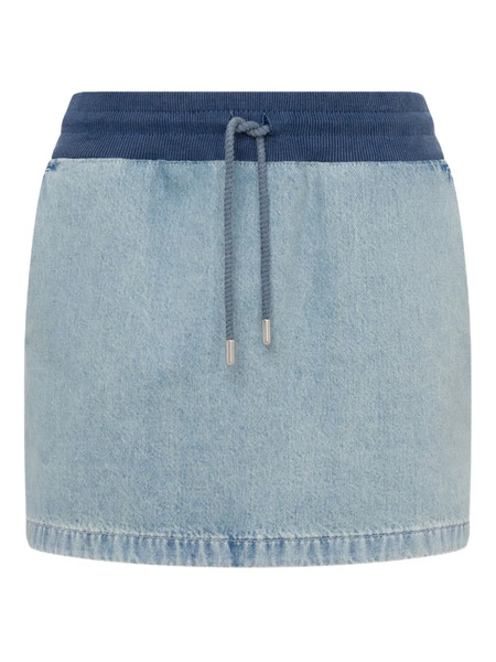  Moschino Jeans Cotton Mini Skirt - Blue 