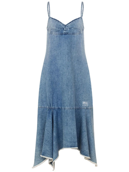  Moschino Jeans Denim Midi Dress - Blue 