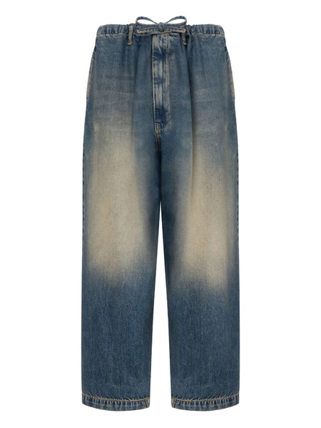 Moschino Jeans Drawstring-waist Jeans - Blue 
