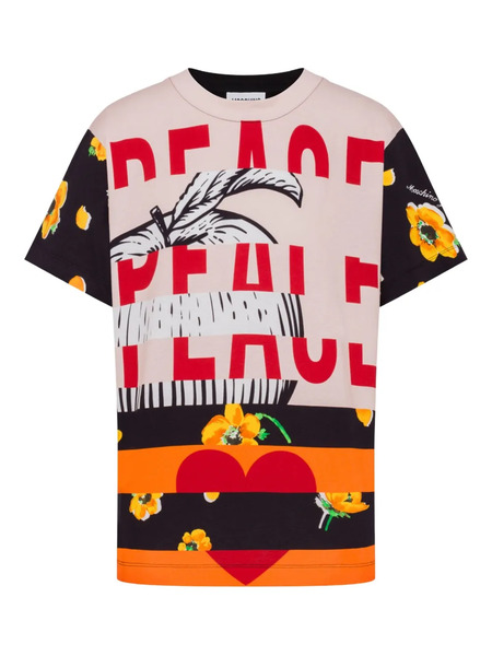  Moschino Jeans Graphic-print T-shirt - Black 