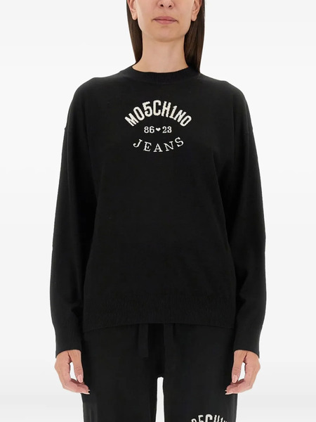  Moschino Jeans Logo Knitwear - Black 