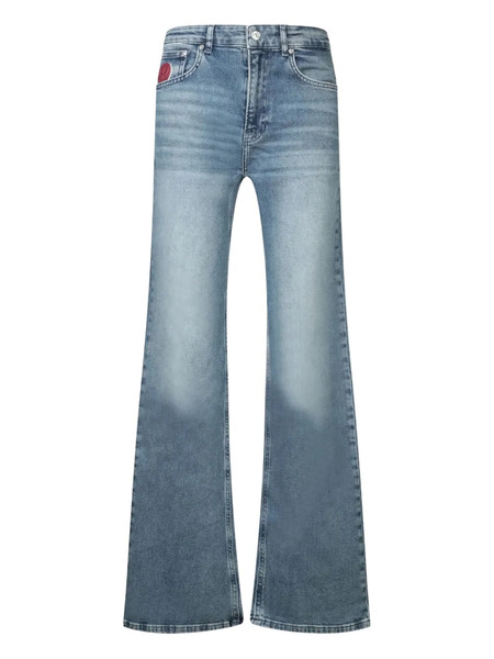  Moschino Jeans Logo-patch Jeans - Blue 