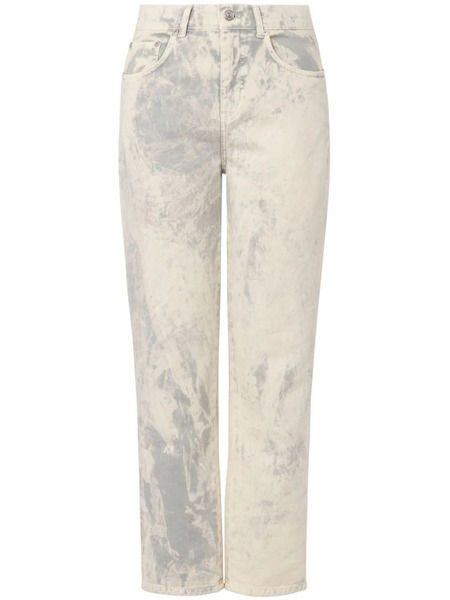  Moschino Jeans Mid-rise Cropped Jeans - White 