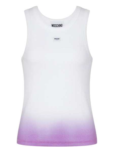  Moschino Jeans Ombre-effect Tank Top - White 