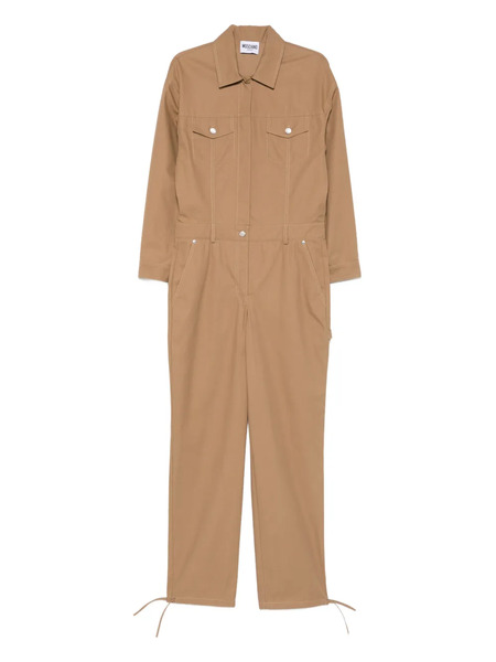  Moschino Jeans Pocket-detail Jumpsuit - Neutrals 