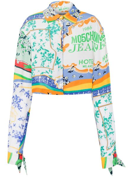  Moschino Jeans Printed Shirt - White 