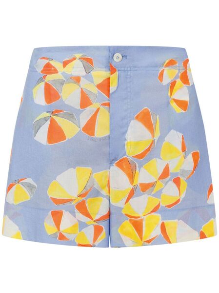  Moschino Jeans Printed Shorts - Blue 