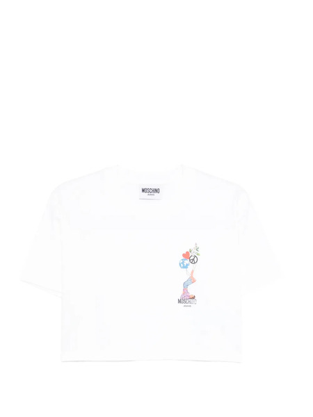  Moschino Jeans Printed T-shirt - White 