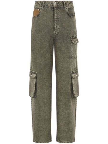  Moschino Jeans Straight-leg Cargo Jeans - Grey 