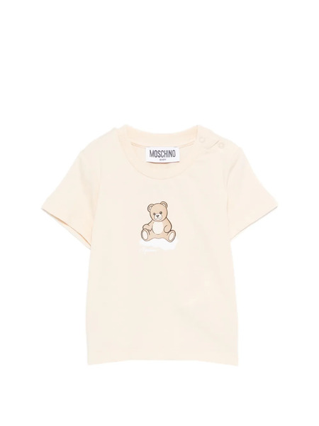  Moschino Kids Bear-print T-shirt - Neutrals 