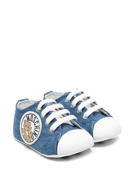  Moschino Kids Blue Sneakers 