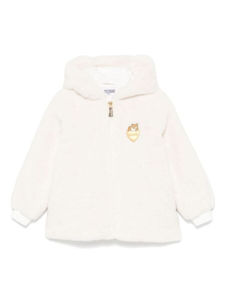  Moschino Kids Brushed Jacket - White 
