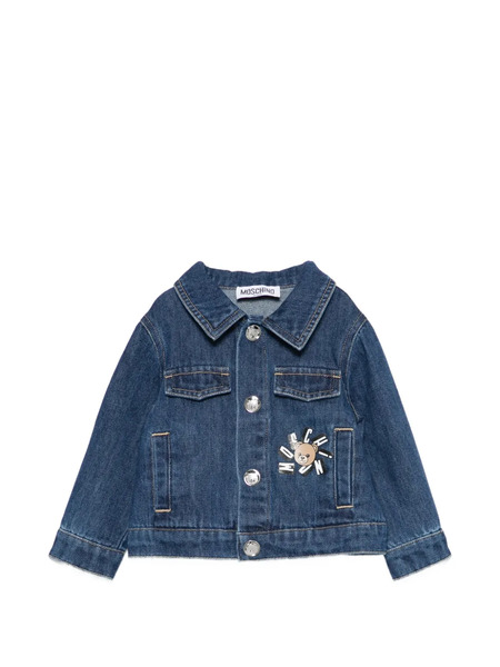  Moschino Kids Buttoned Denim Jacket - Blue 