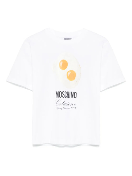  Moschino Kids Egg-print T-shirt - White 