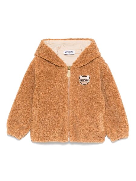  Moschino Kids Faux-shearling Jacket - Brown 
