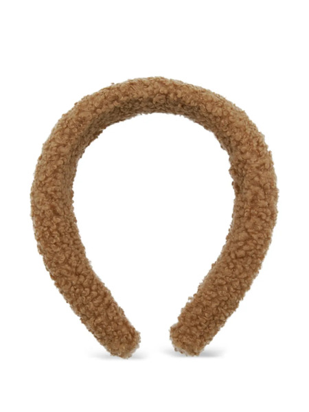  Moschino Kids Flecee Headband - Brown 