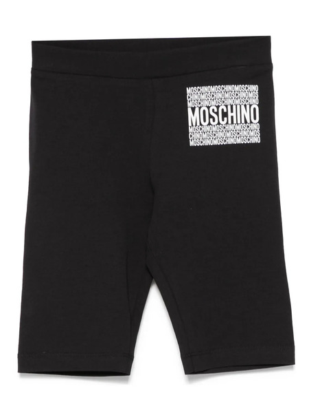  Moschino Kids Logo-embossed Shorts - Black 