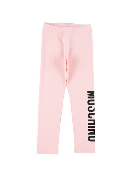 Moschino Kids Logo Leggings - Pink 
