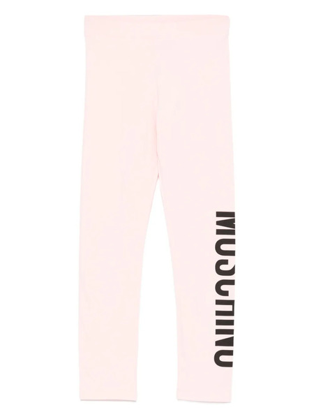  Moschino Kids Logo-print Leggings - Pink 