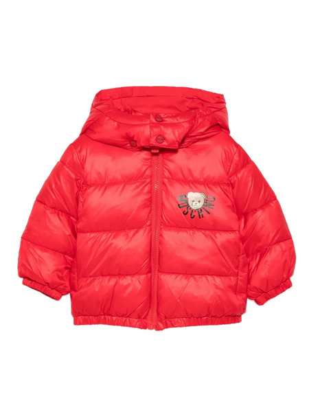  Moschino Kids Logo-print Puffer Jacket - Red 
