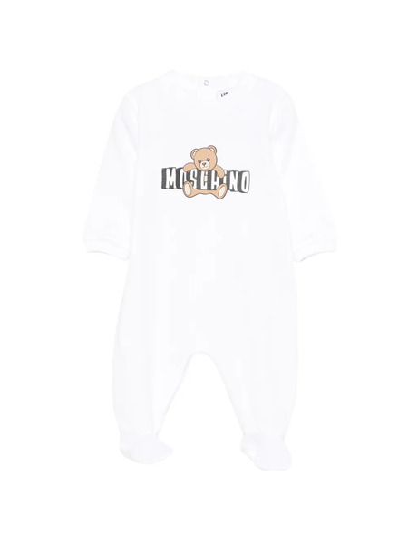  Moschino Kids Logo-print Pyjama - White 