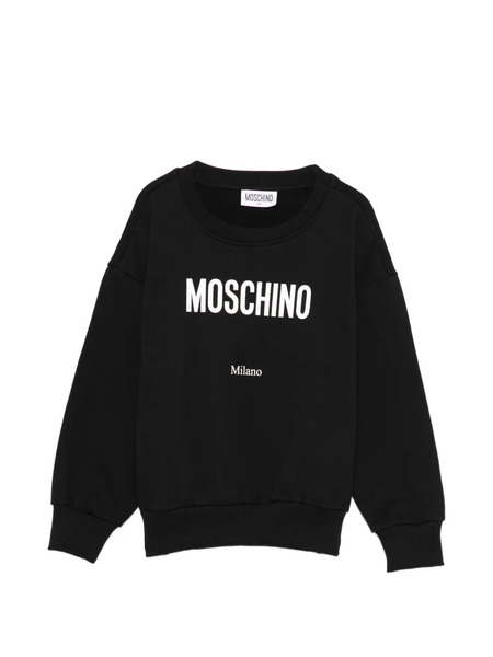  Moschino Kids Logo -print Sweatshirt - Black 