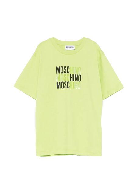  Moschino Kids Logo-print T-shirt - Green 