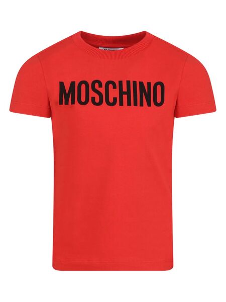  Moschino Kids Logo-print T-shirt - Red 