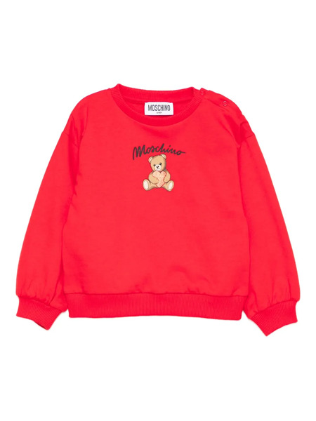  Moschino Kids Logo-printed Sweatshirt - Red 