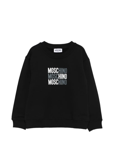  Moschino Kids Logo Sweatshirt - Black 