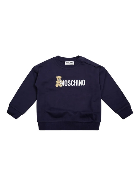  Moschino Kids Logo Sweatshirt - Blue 