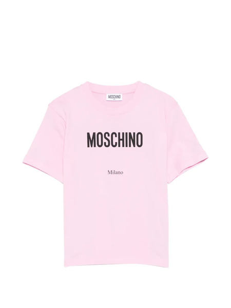  Moschino Kids Logo T-shirt - Pink 