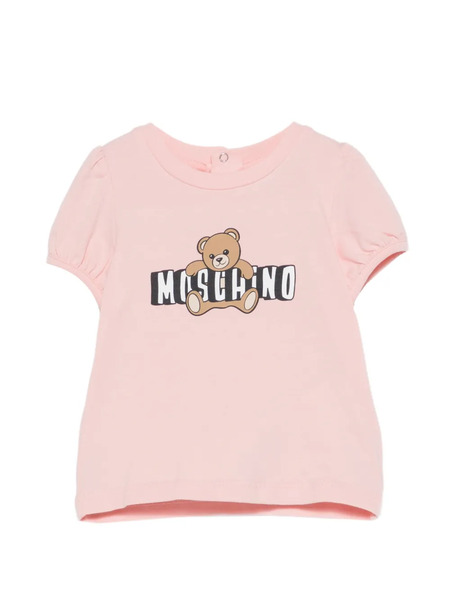  Moschino Kids Logo T-shirt - Pink 