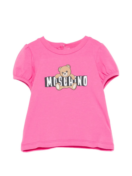  Moschino Kids Logo T-shirt - Pink 