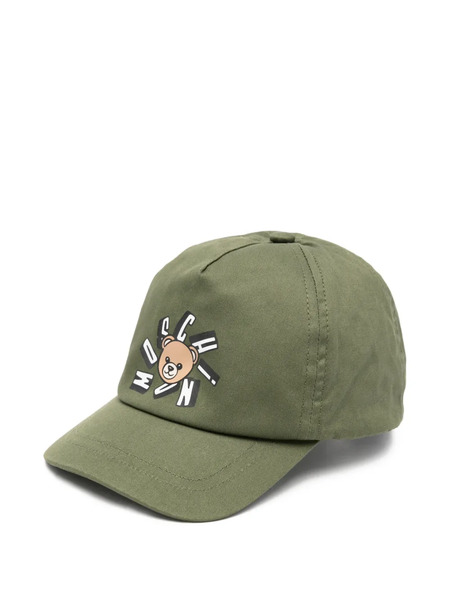  Moschino Kids Teddy Bear Baseball Cap - Green 