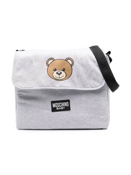  Moschino Kids Teddy Bear Changing Bag - Grey 