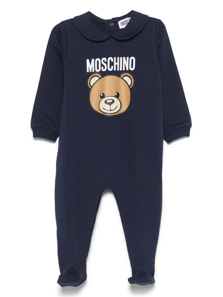  Moschino Kids Teddy Bear-print Pyjamas - Blue 