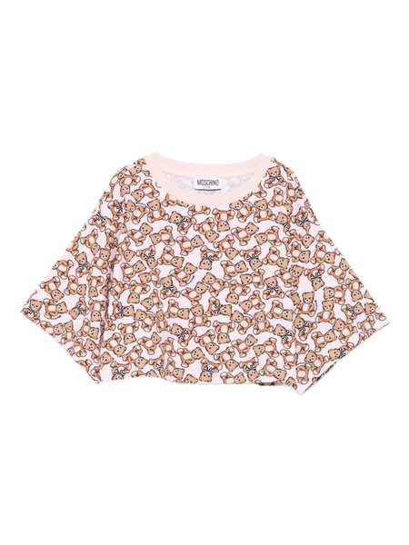  Moschino Kids Teddy Bear-print Top - Pink 