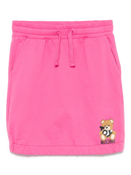  Moschino Kids Teddy Bear Skirt - Pink 