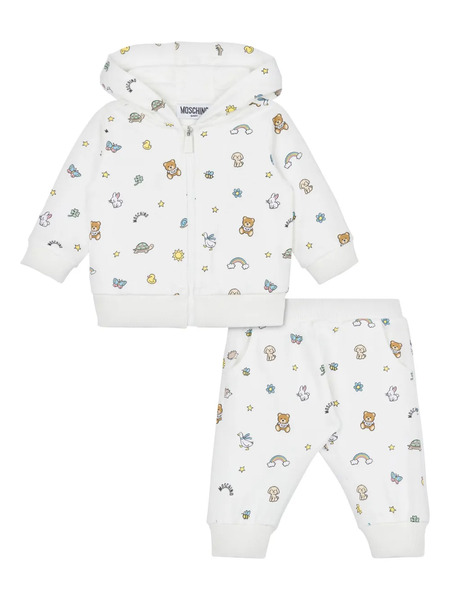  Moschino Kids Teddy Bear Tracksuit - White 