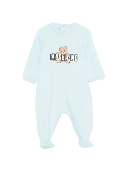  Moschino Kids Teddy-logo Pyjama - Blue 
