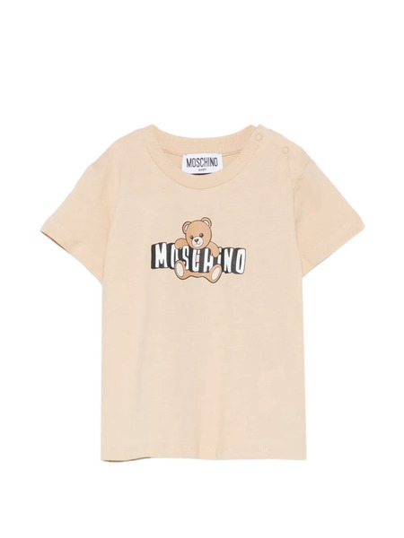  Moschino Kids Teddy-motif T-shirt - Neutrals 