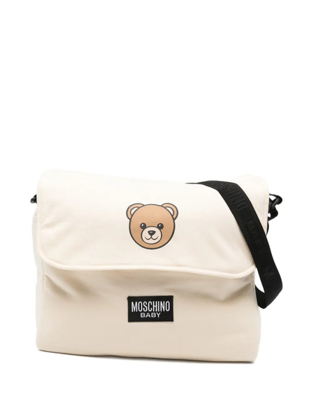  Moschino Kids Teddy-print Changing Bag - Neutrals 