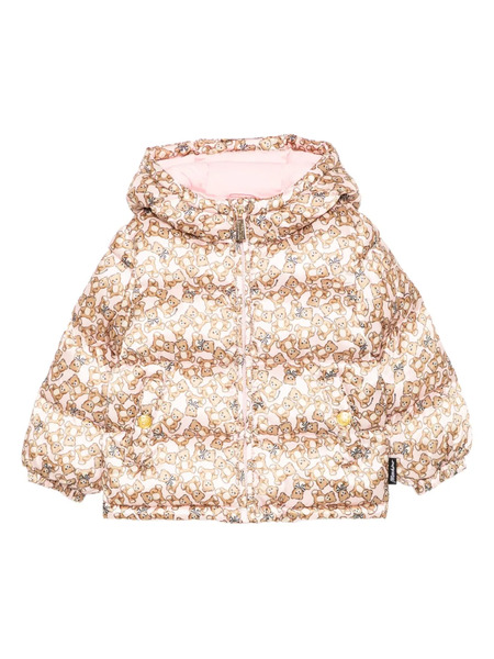 Moschino Kids Teddy-print Jacket - Pink 